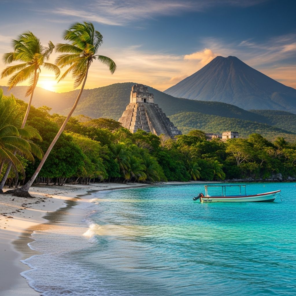 Explore volcanic lakes, ancient ruins, vibrant cities, and heavenly beaches across seven dynamic nations of Central America.
