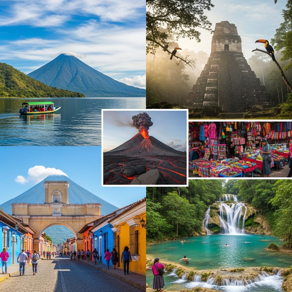 Discover Guatemala’s must-see destinations, from vibrant highland towns to stunning lakes, ancient Maya ruins, and lush national parks.