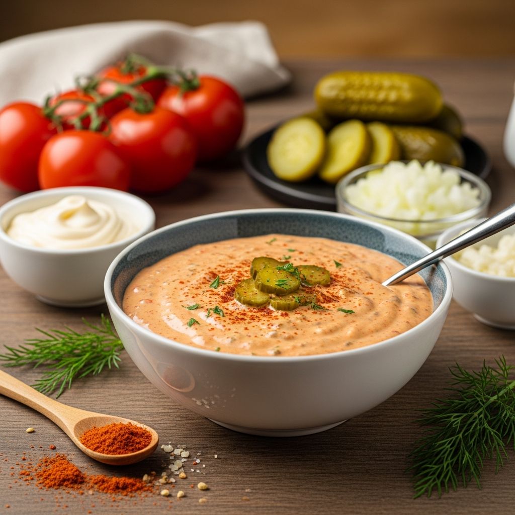 Everything you need to know to make creamy, tangy, and utterly classic Russian dressing for sandwiches, salads, and more.