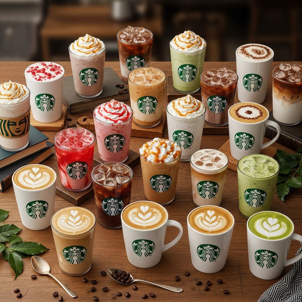 The 30 Best Starbucks Drinks of All Time A deep dive into Starbucks' most iconic, creative, and craveable drinks—classics, hidden gems, and seasonal treats alike.
