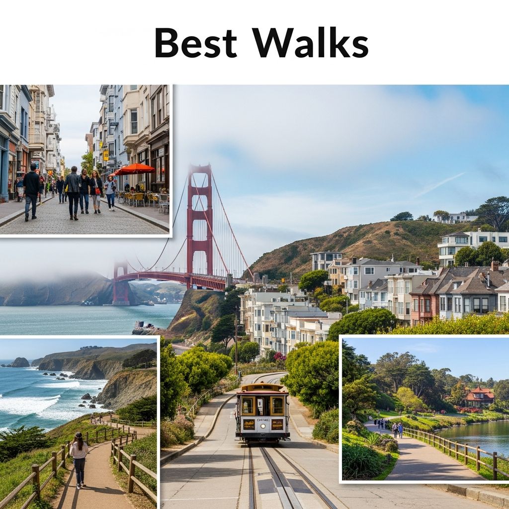 Experience the cultural depth and scenic wonder of San Francisco on foot with the best curated walks through the city's iconic parks, bridges, and neighborhoods.