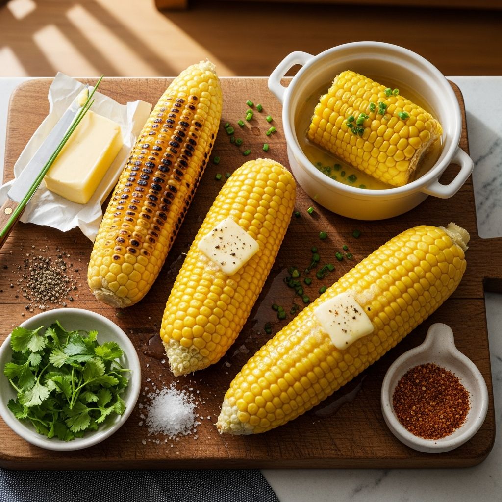 Discover the ultimate guide to preparing sweet, flavorful corn on the cob—boiled, roasted, grilled, or microwaved.
