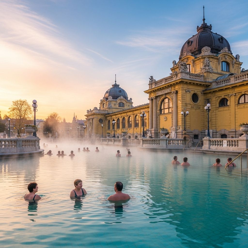 Budapest’s Thermal Baths: The Complete Beginner’s Guide Discover everything you need for your first visit, from choosing a bathhouse to enjoying the steamy pools and unique traditions.