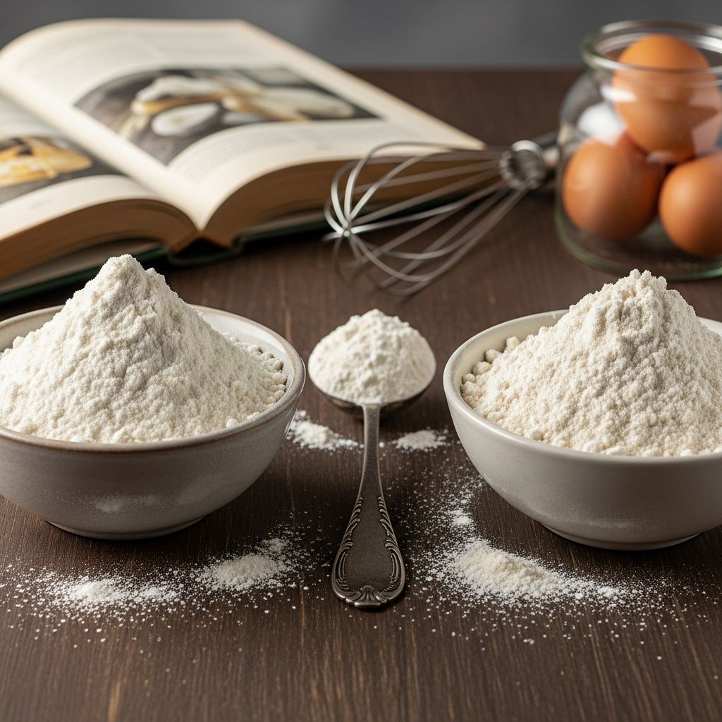 Cake Flour vs. All-Purpose Flour: A Baker’s Guide to Choosing the Right Flour Unlock the secrets of flour selection and substitution to elevate your cakes, cookies, and more—whether you use cake flour, all-purpose, or a clever homemade blend.