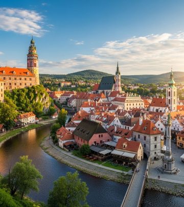 Explore the enchanting medieval streets, magnificent castle, and vibrant culture of Český Krumlov—a UNESCO treasure in South Bohemia.