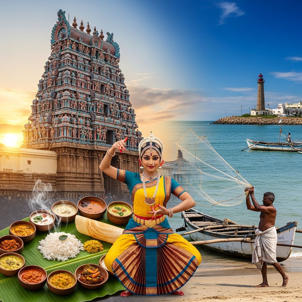 Chennai: Cultural Capital of South India — Travel, Cuisine & Heritage Discover Chennai’s vibrant blend of ancient temples, bustling beaches, rich cuisine, and urban artistry — the true heart of Tamil Nadu.