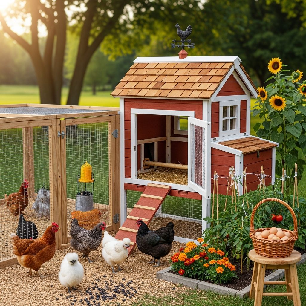 Explore creative chicken coop designs—whether you’re new to poultry or already a seasoned pro, find inspiration for every skill level and style.
