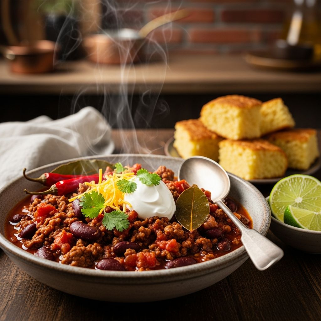 Chili Con Carne with Beans: The Classic Hearty Recipe Experience the rich flavors of homemade Chili Con Carne with beans, perfected for family gatherings and weeknight dinners.