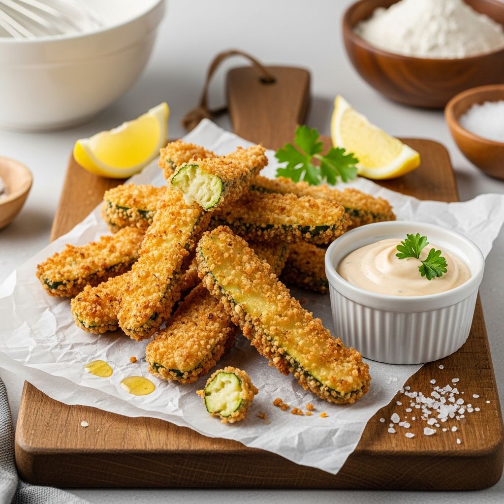 Classic Fried Zucchini Batter Recipe: Crispy Perfection Every Time Discover a simple, foolproof fried zucchini batter recipe—deliciously crisp, golden, and perfect for any occasion.