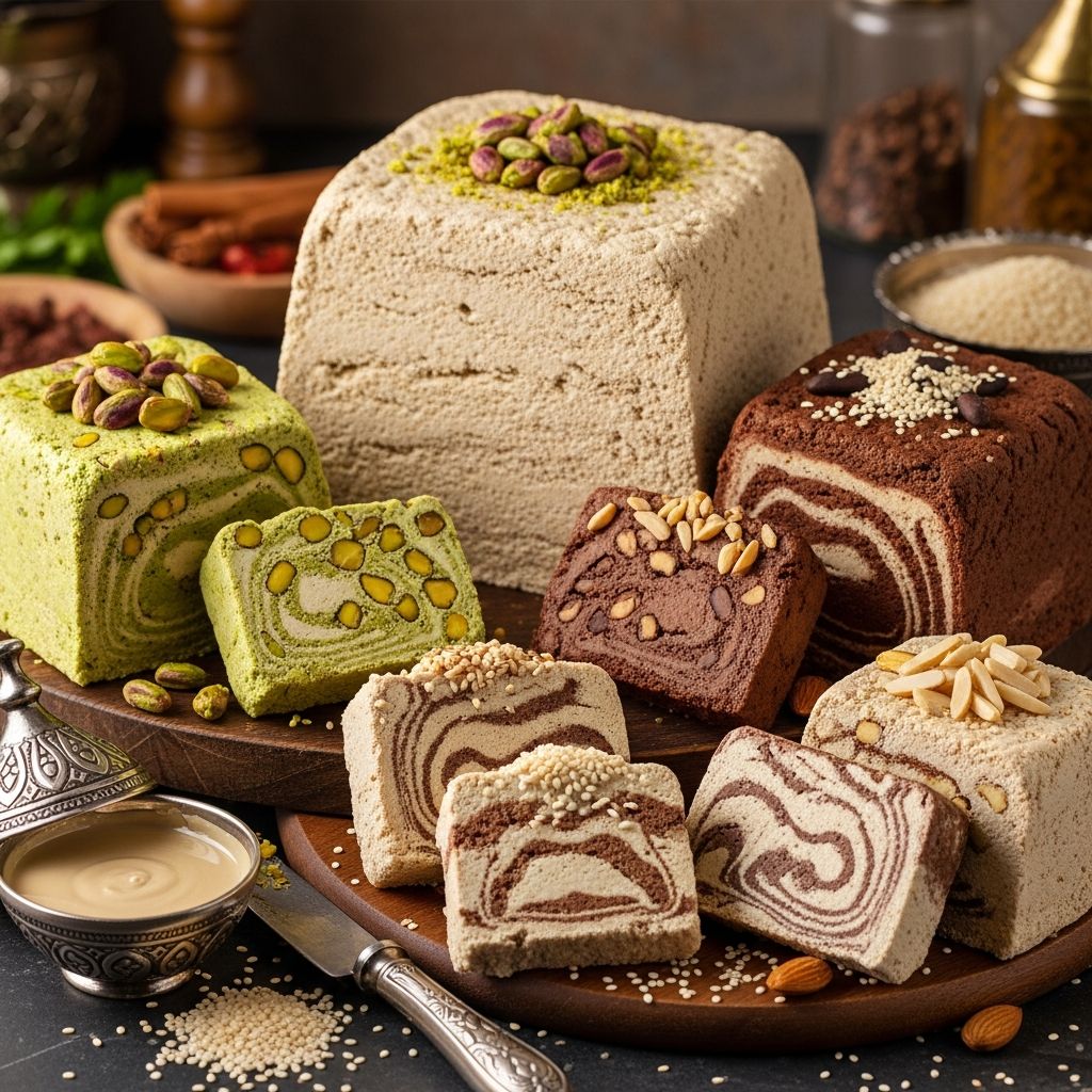 Discover the secrets to making traditional tahini halva, a rich Middle Eastern treat with nutty, melt-in-your-mouth flavor.