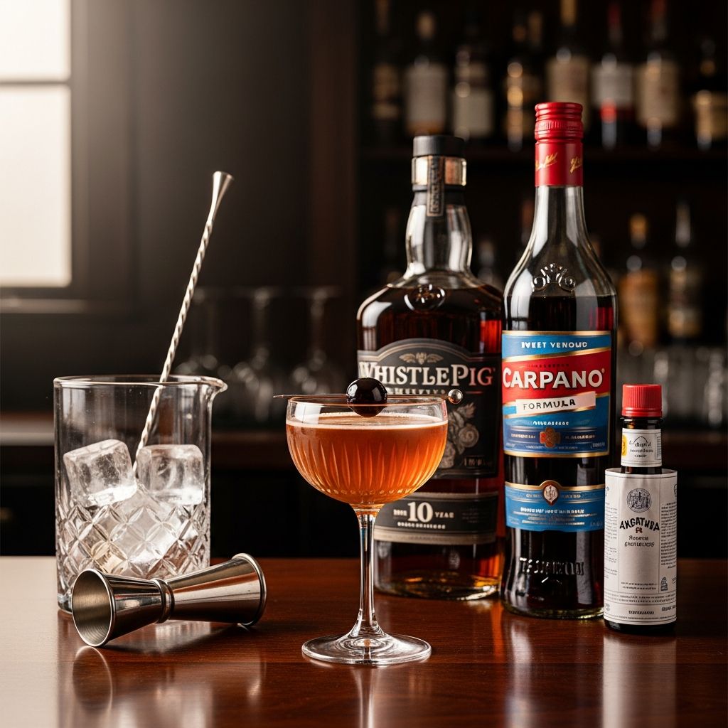 Discover the art of crafting the iconic Manhattan cocktail, its rich history, variations, and essential tips for a perfect serve every time.