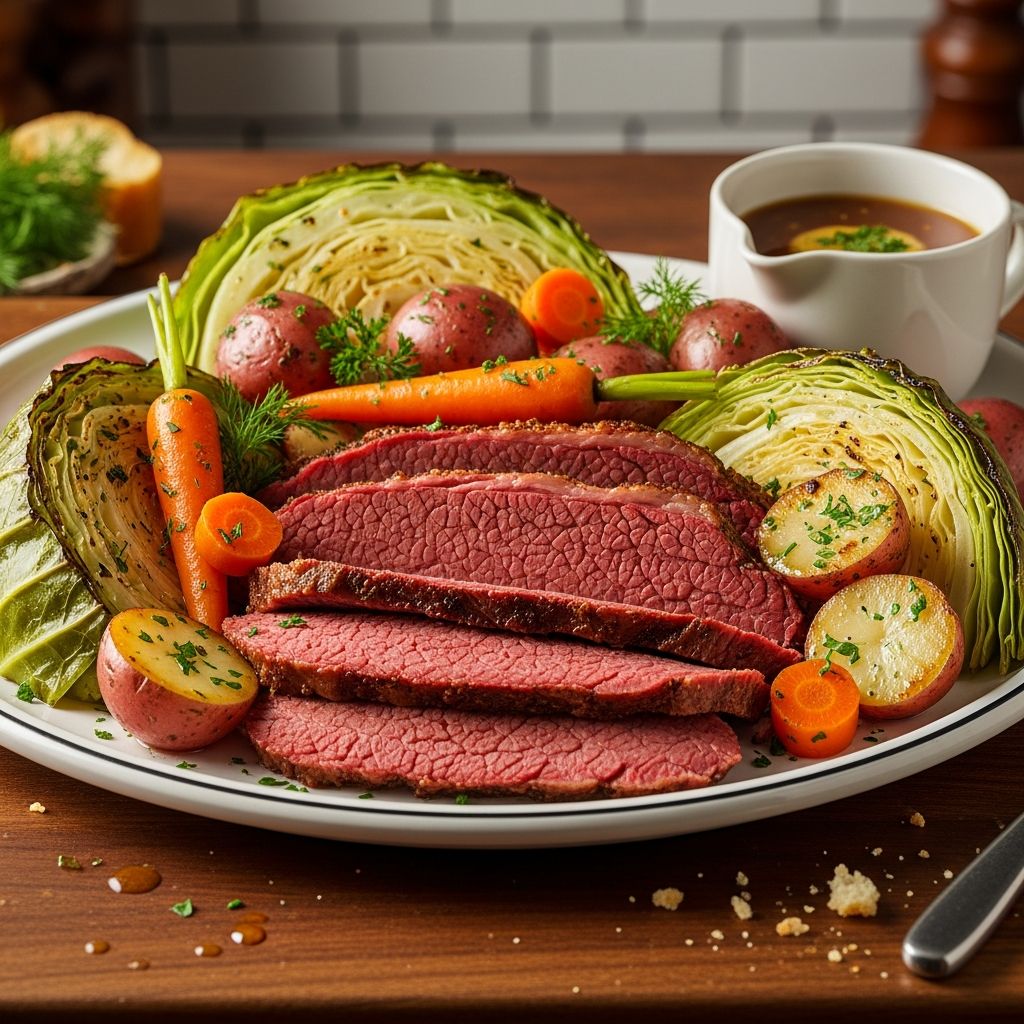 Classic N.Y.C. Corned Beef and Cabbage Recipe Discover the flavors of New York City's iconic corned beef and cabbage—a festive, hearty meal, perfect for family gatherings or St. Patrick’s Day celebrations.