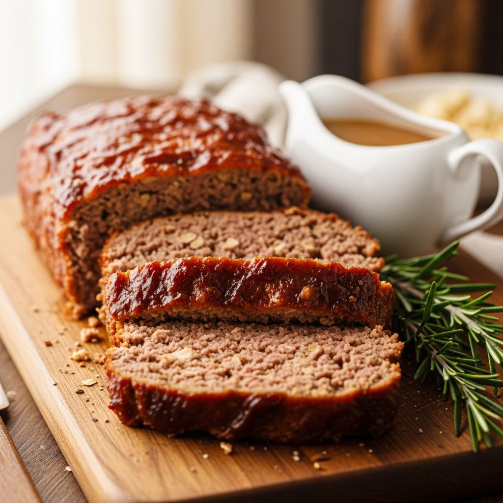 A traditional, budget-friendly meatloaf recipe using Quaker Oats for a moist and flavorful family favorite.