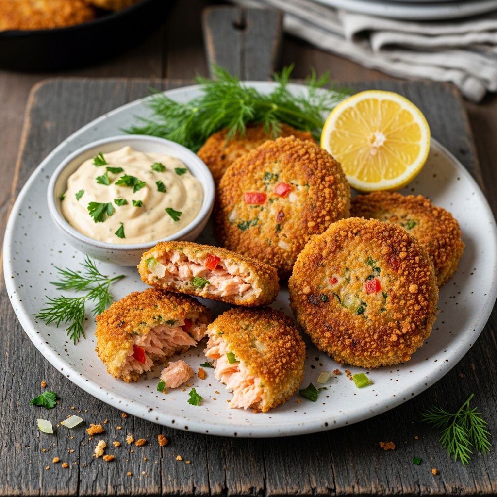 Discover the timeless comfort of Southern fried salmon patties: easy, flavorful, and perfect for every family table.