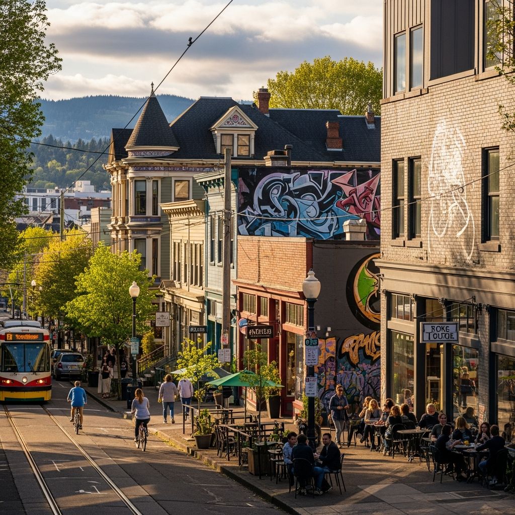 Discover the most vibrant, diverse, and dynamic neighborhoods that give Portland, Oregon its unique character and cultural flair.