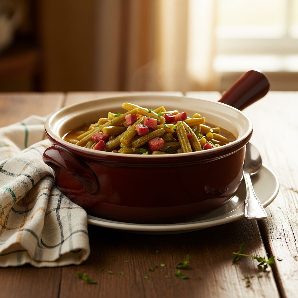 Copycat Cracker Barrel Green Beans: Southern Comfort in a Pot Savor the authentic southern taste of Cracker Barrel’s green beans with this easy, comforting copycat recipe—perfect for holidays, potlucks, or weeknight dinners.