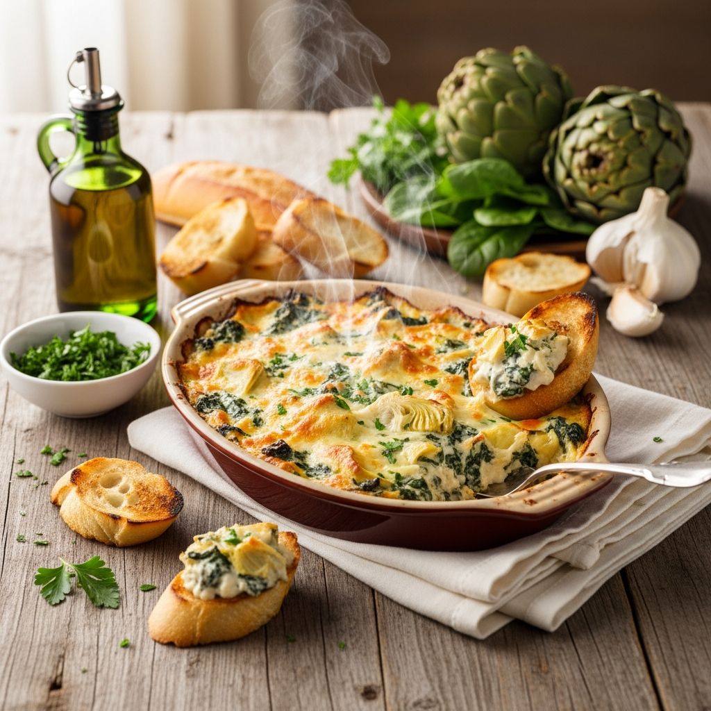 Discover how to create the famous Olive Garden-inspired hot spinach and artichoke dip with foolproof tips, detailed instructions, and serving ideas.