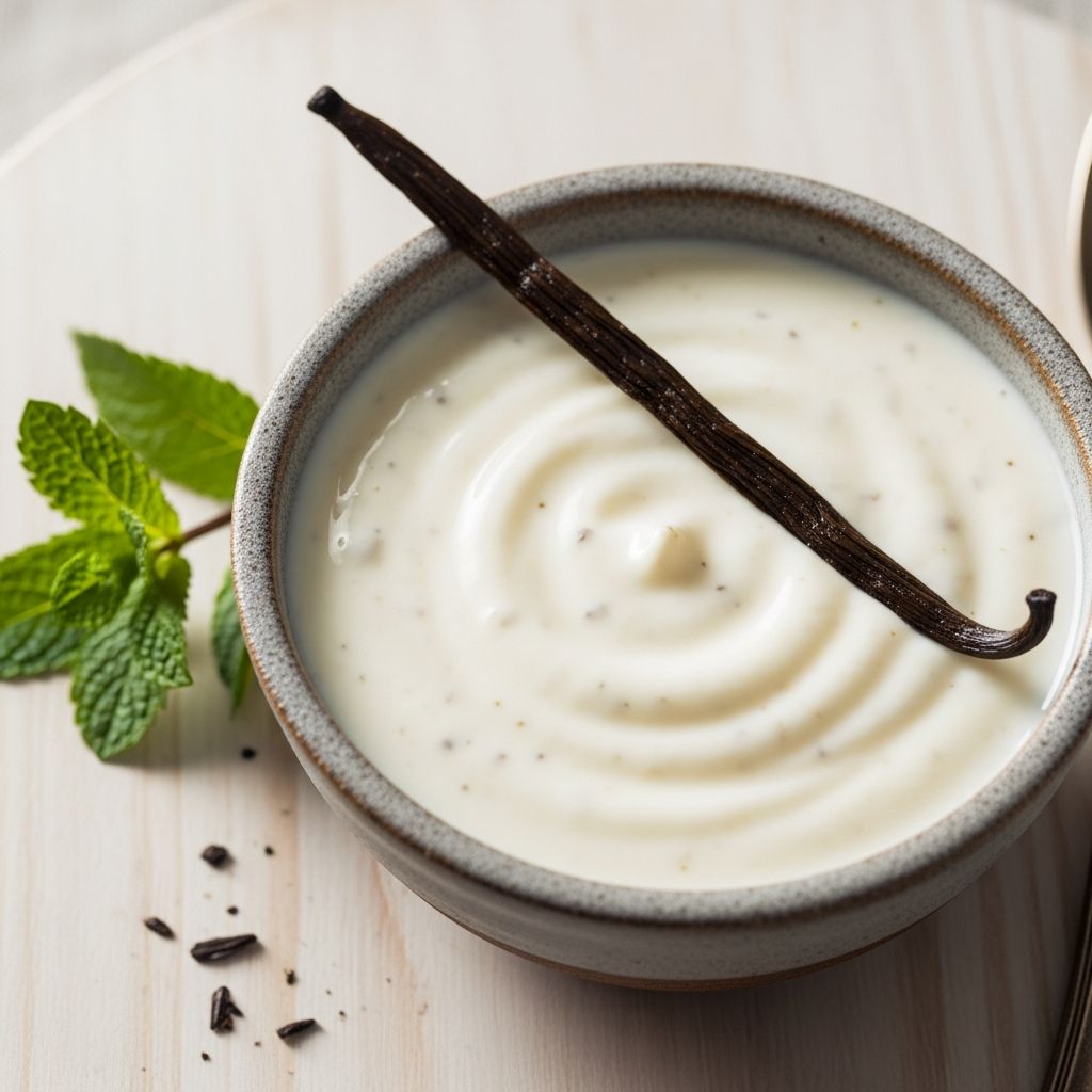 Discover how easy it is to make luxuriously creamy vanilla bean yogurt from scratch and savor its rich flavor at home.