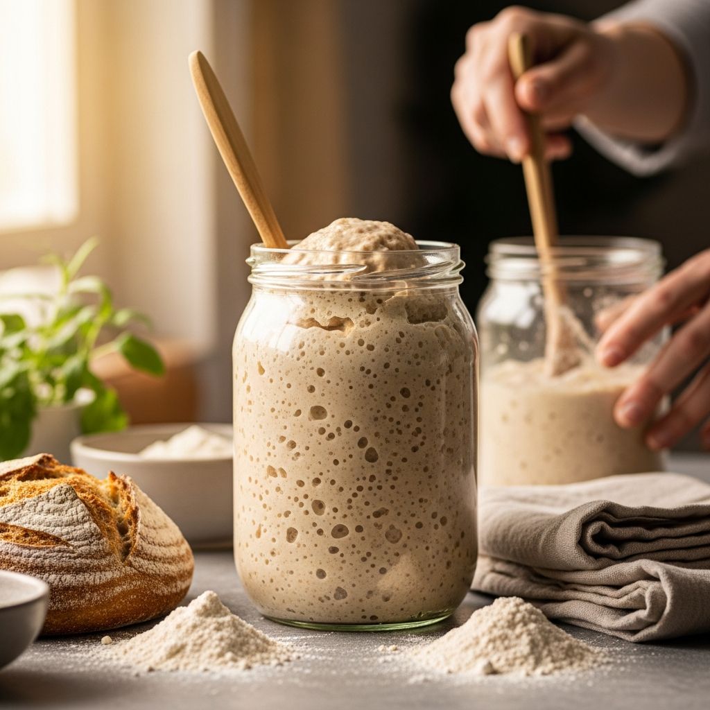 Creative Ways to Use, Maintain, and Love Your Sourdough Starter Discover fun, practical, and inventive methods to nurture and utilize every bit of your sourdough starter at home.
