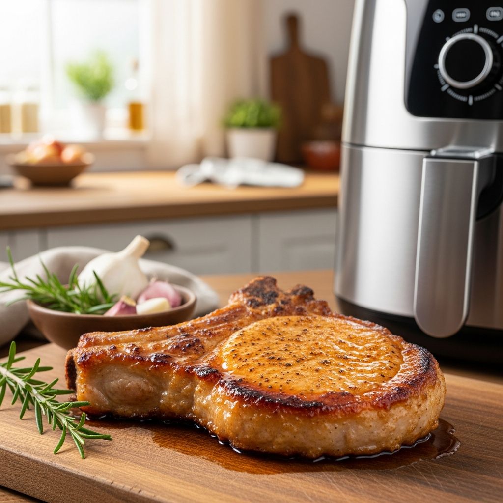 Discover how to make perfectly juicy, flavor-packed pork chops in minutes using your air fryer—ideal for weeknights.