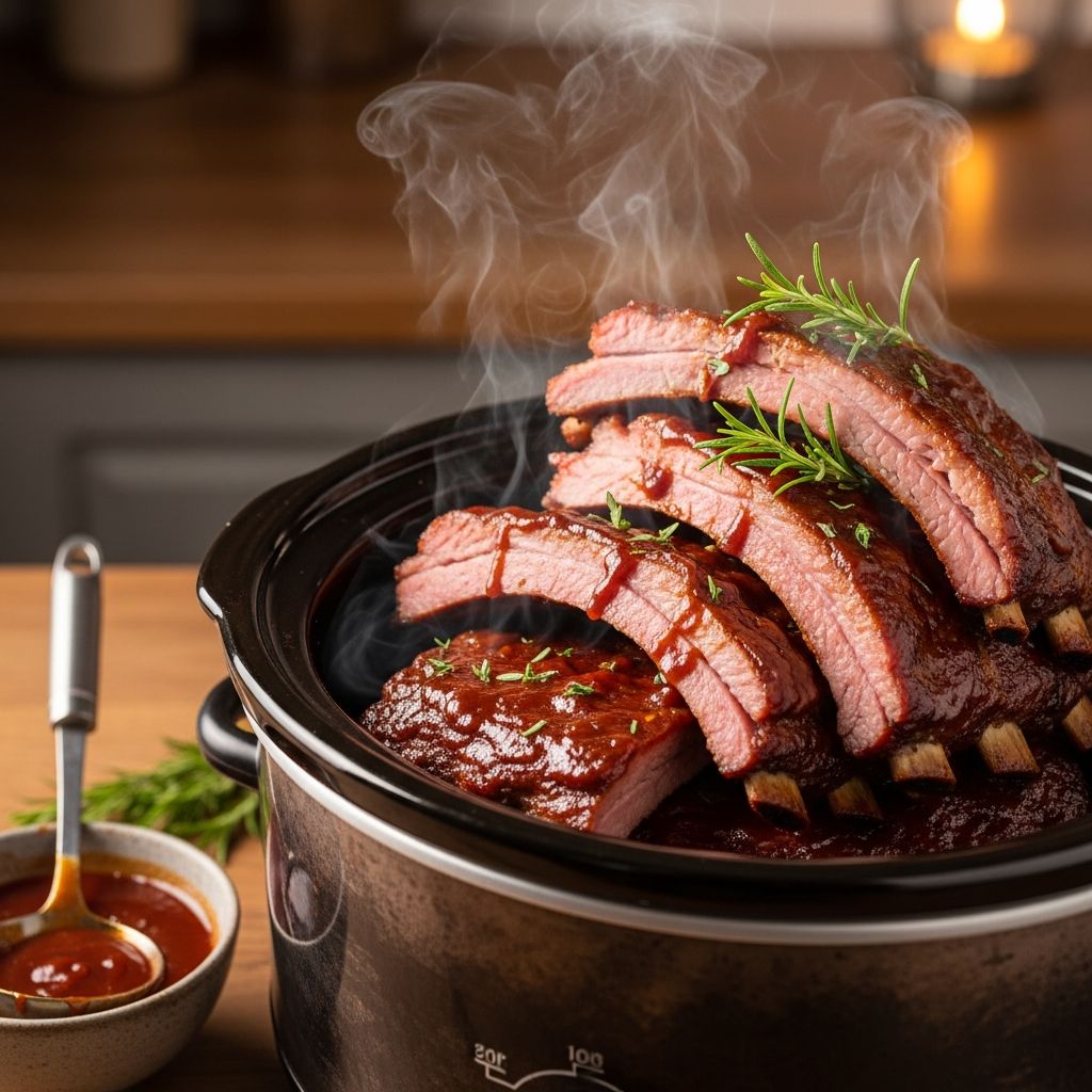 Unlock the secrets to perfectly tender, fall-off-the-bone BBQ ribs made easily in your crock pot with this comprehensive guide.