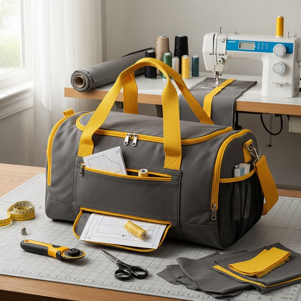 DIY Gym Bag: Step-by-Step Sewing Guide for a Custom Duffel Sew your own durable, personalized gym duffel bag with this detailed, beginner-friendly tutorial.