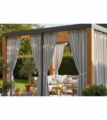 Learn step-by-step how to craft durable, stylish outdoor curtains for pergolas and patios and enhance your outdoor oasis.