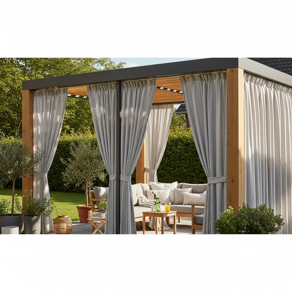 DIY Outdoor Curtains: Transform Your Pergola or Patio with Custom Panels Learn step-by-step how to craft durable, stylish outdoor curtains for pergolas and patios and enhance your outdoor oasis.