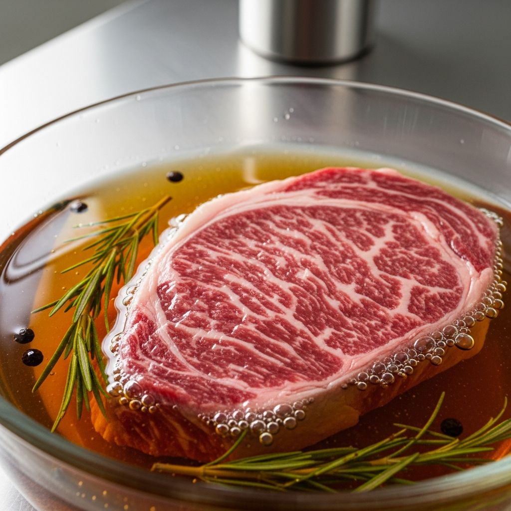 Discover how vinegar works as a meat tenderizer and the science behind marinating.