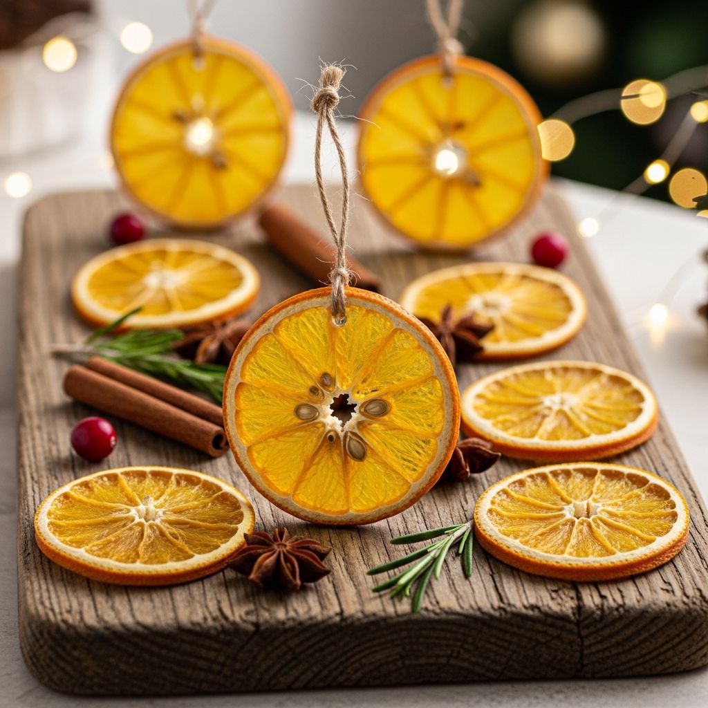 Transform ordinary oranges into beautiful, sustainable Christmas decor from garlands to gift toppers with this festive DIY guide.