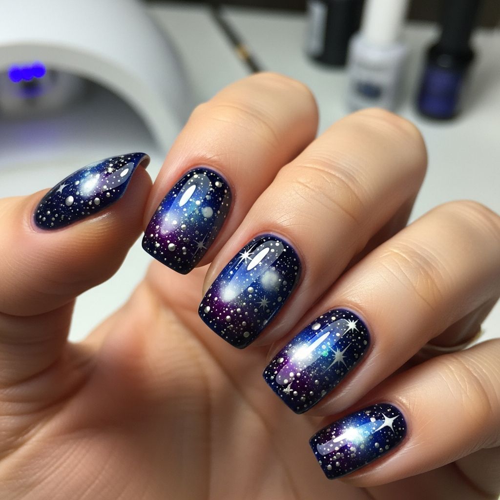 Easy DIY Galaxy Nails: Step-by-Step Tutorial for a Stunning Manicure Turn your nails into breathtaking galaxies with this foolproof, creative step-by-step guide for a mesmerizing manicure at home.