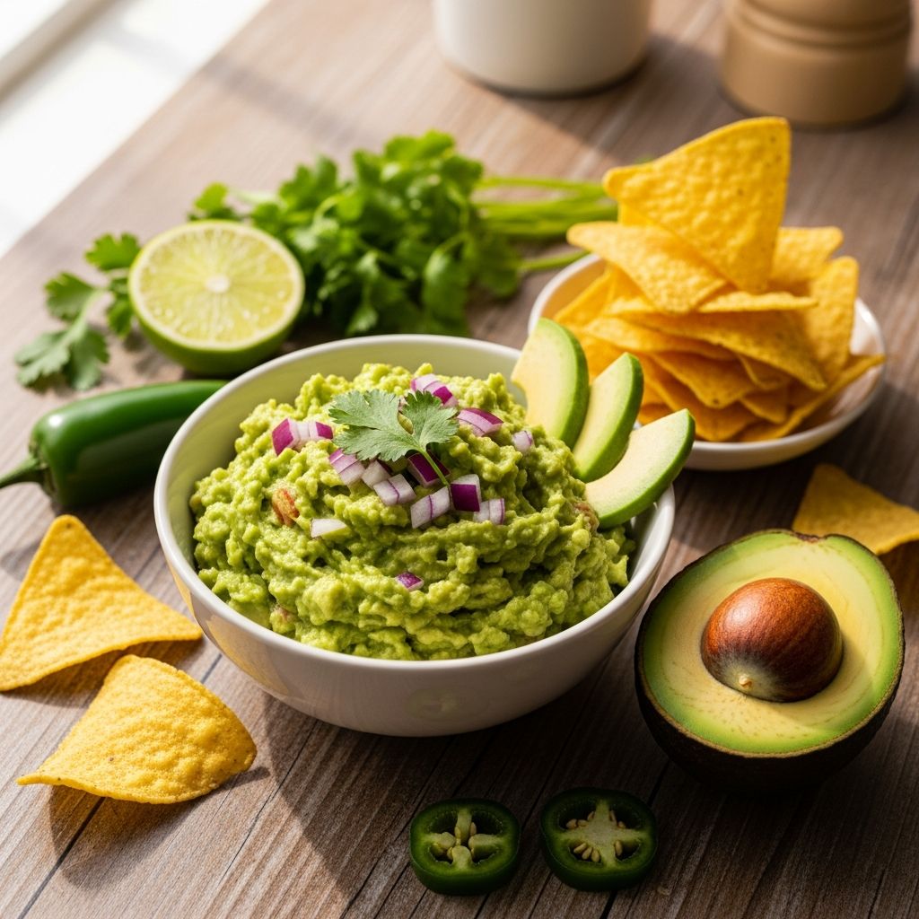 Easy Guacamole Recipe: Fresh, Creamy, and Delicious Learn how to make the perfect guacamole with simple ingredients and easy steps.