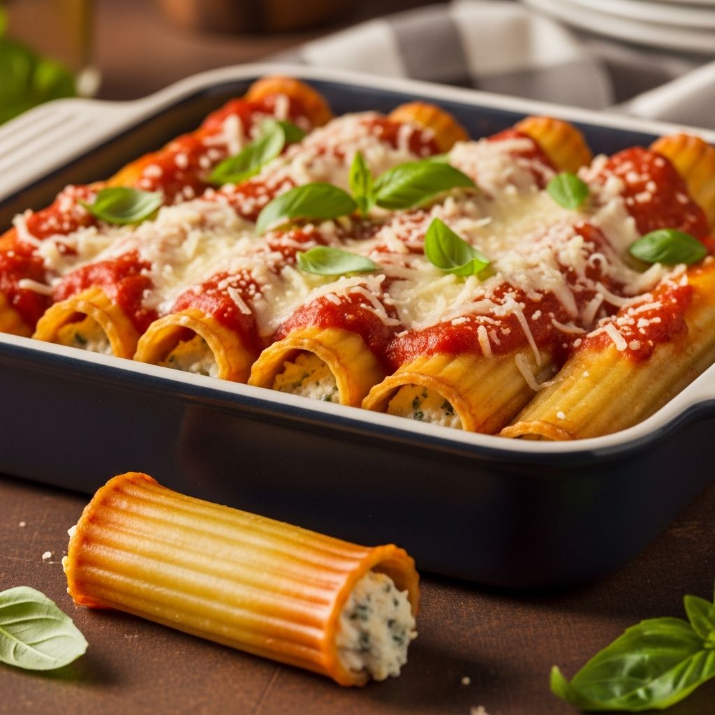Discover a timeless, cheesy Italian comfort food favorite with simple steps, tips, and tricks for the perfect homemade baked manicotti.