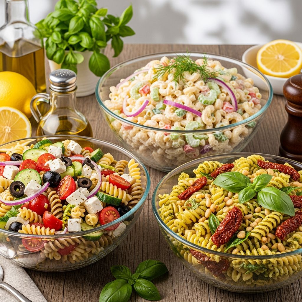 3 Easy Pasta Salad Dressings for Every Occasion Discover quick, flavorful homemade dressings that will transform any pasta salad into a vibrant, crowd-pleasing dish.