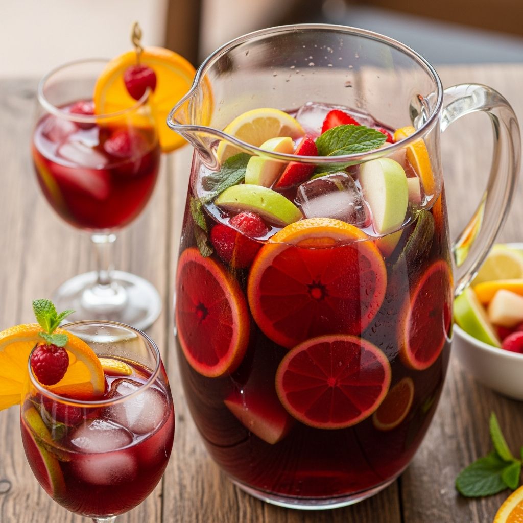 Delight your guests with this vibrant, fruit-forward red sangria—perfect for parties and summer gatherings.