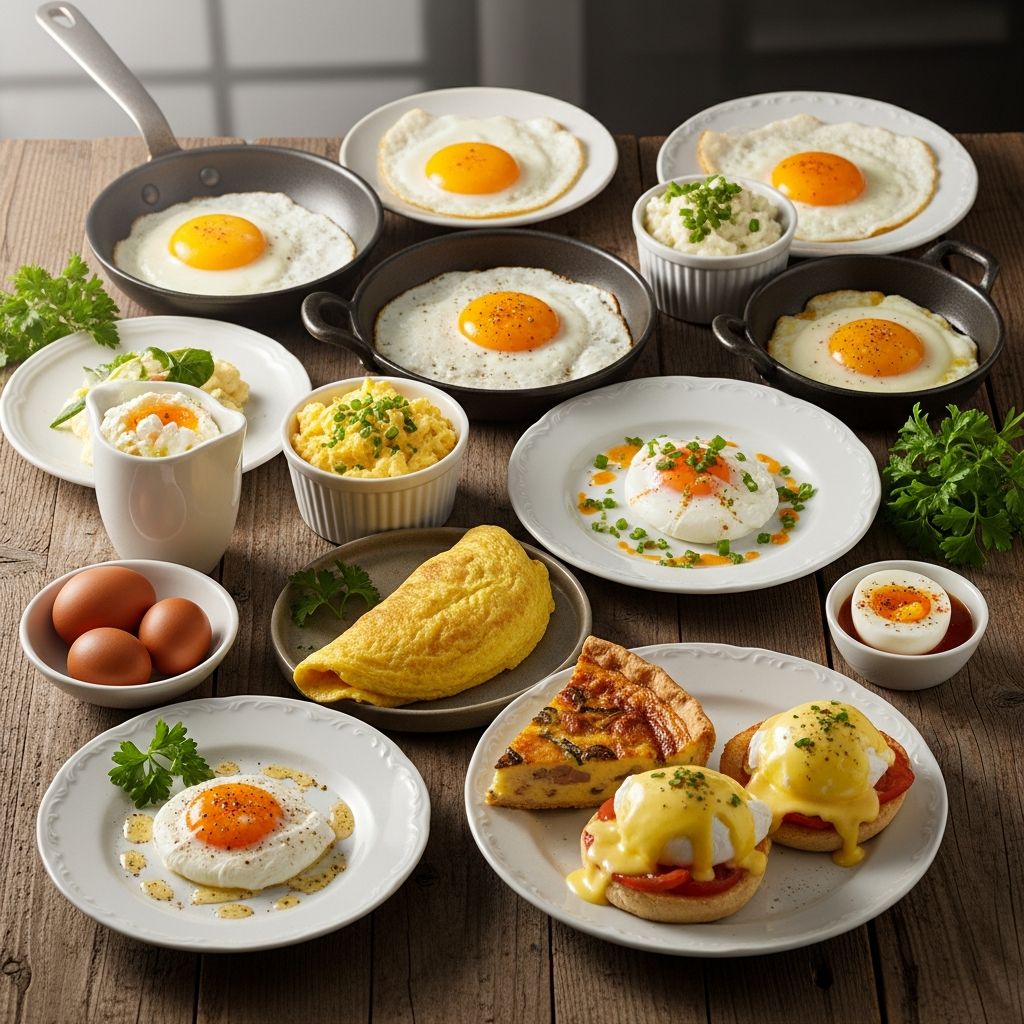 Every Way to Order Eggs: A Complete Guide Explained Become an eggs-pert with this comprehensive brunch table guide to every type of egg order, from sunny-side up to poached.