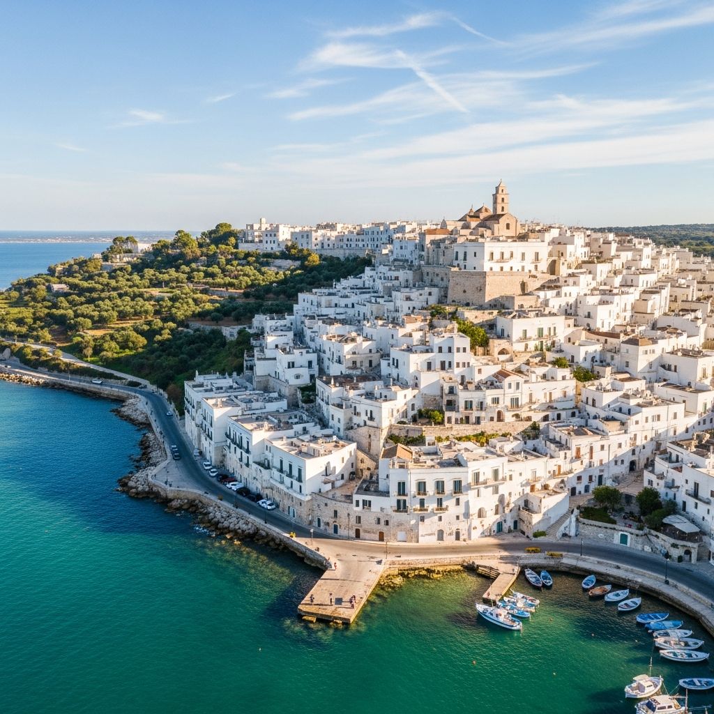 A Comprehensive First-Time Guide to Puglia, Italy Discover Puglia's enchanting landscapes, ancient towns, dramatic coastlines, and delicious cuisine with this comprehensive guide.