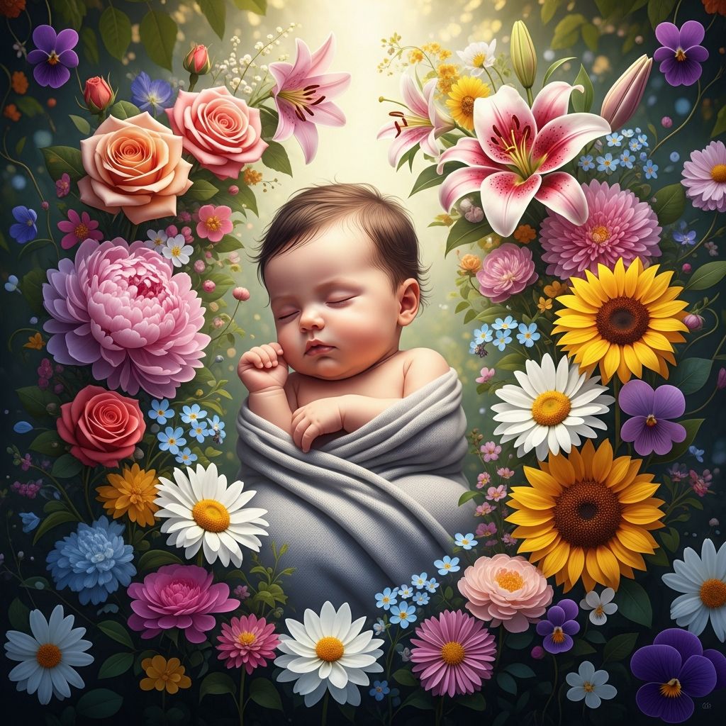 Discover 121 exquisite flower-inspired baby names, from classics and trendsetters to unique global blooms, for every gender.