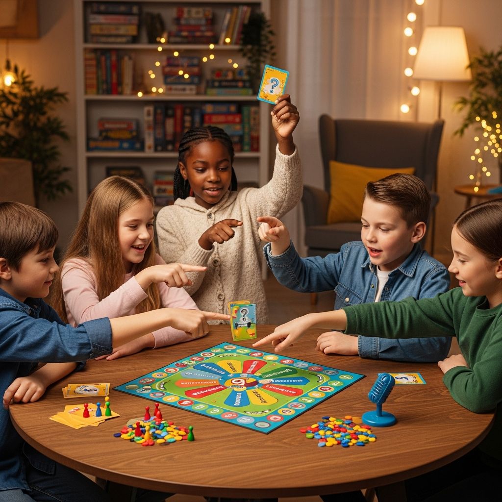 Engage your kids indoors with brain-teasing trivia across topics like animals, science, movies, and more for endless family fun.