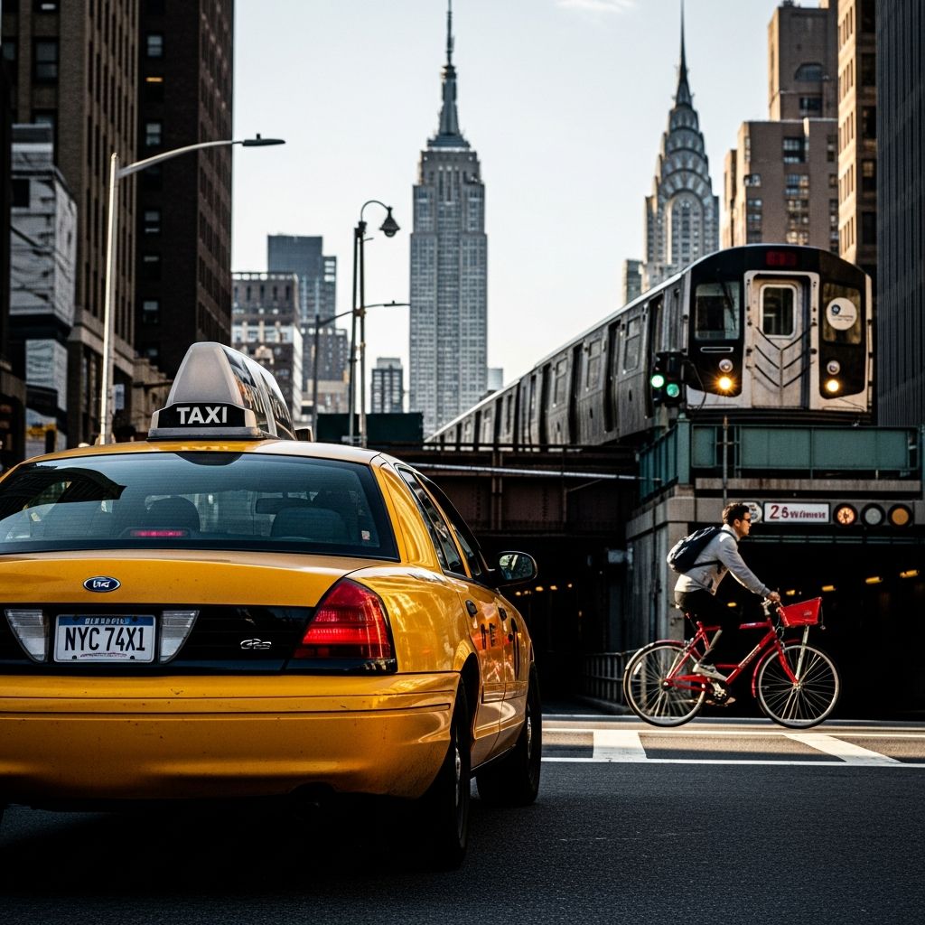 Master New York City’s legendary subways, iconic yellow taxis, buses, ferries, bikes, and more for seamless urban navigation.