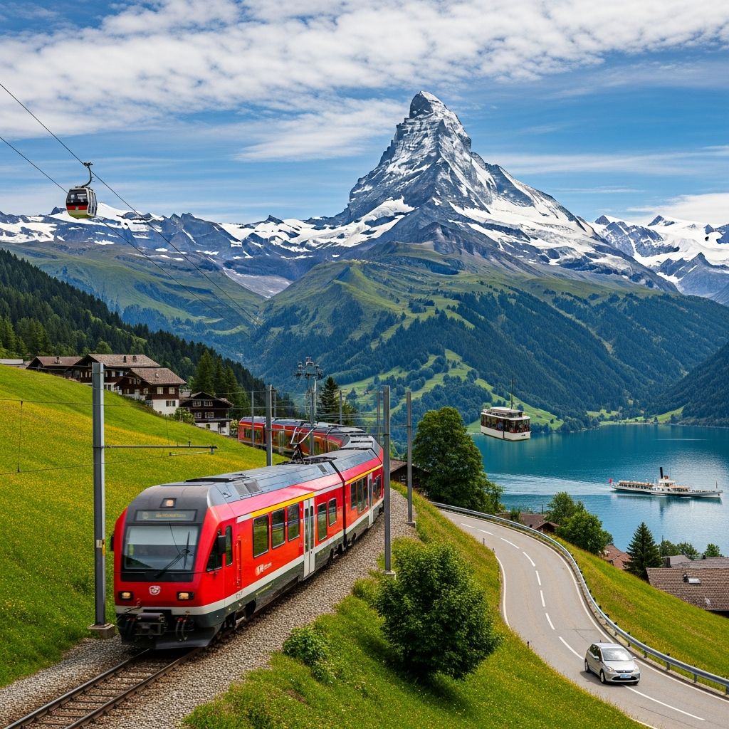 A Complete Guide to Getting Around Switzerland Explore how to navigate Switzerland by train, car, bus, mountain railway, and more, making every journey a highlight in itself.
