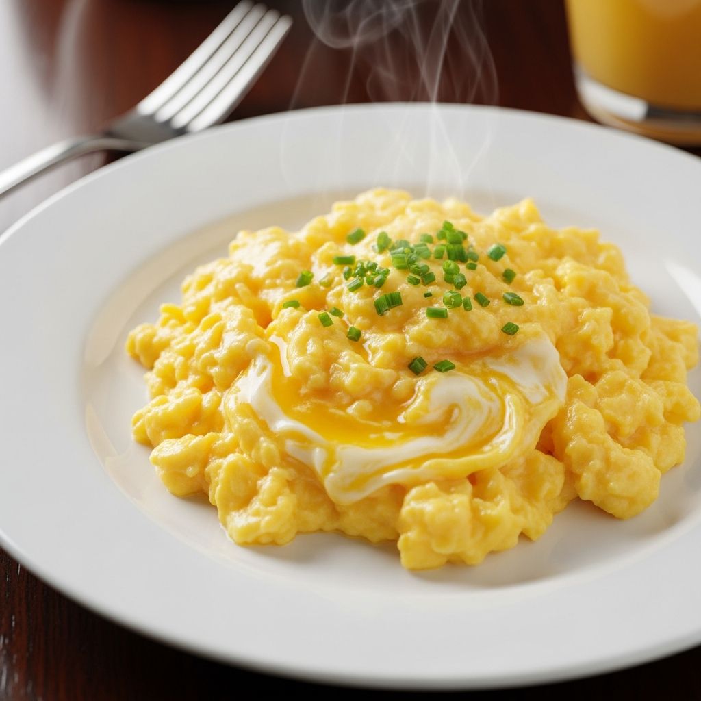 Experience the creamy perfection of scrambled eggs, elevated by Gordon Ramsay’s signature technique and simple yet luxurious ingredients.