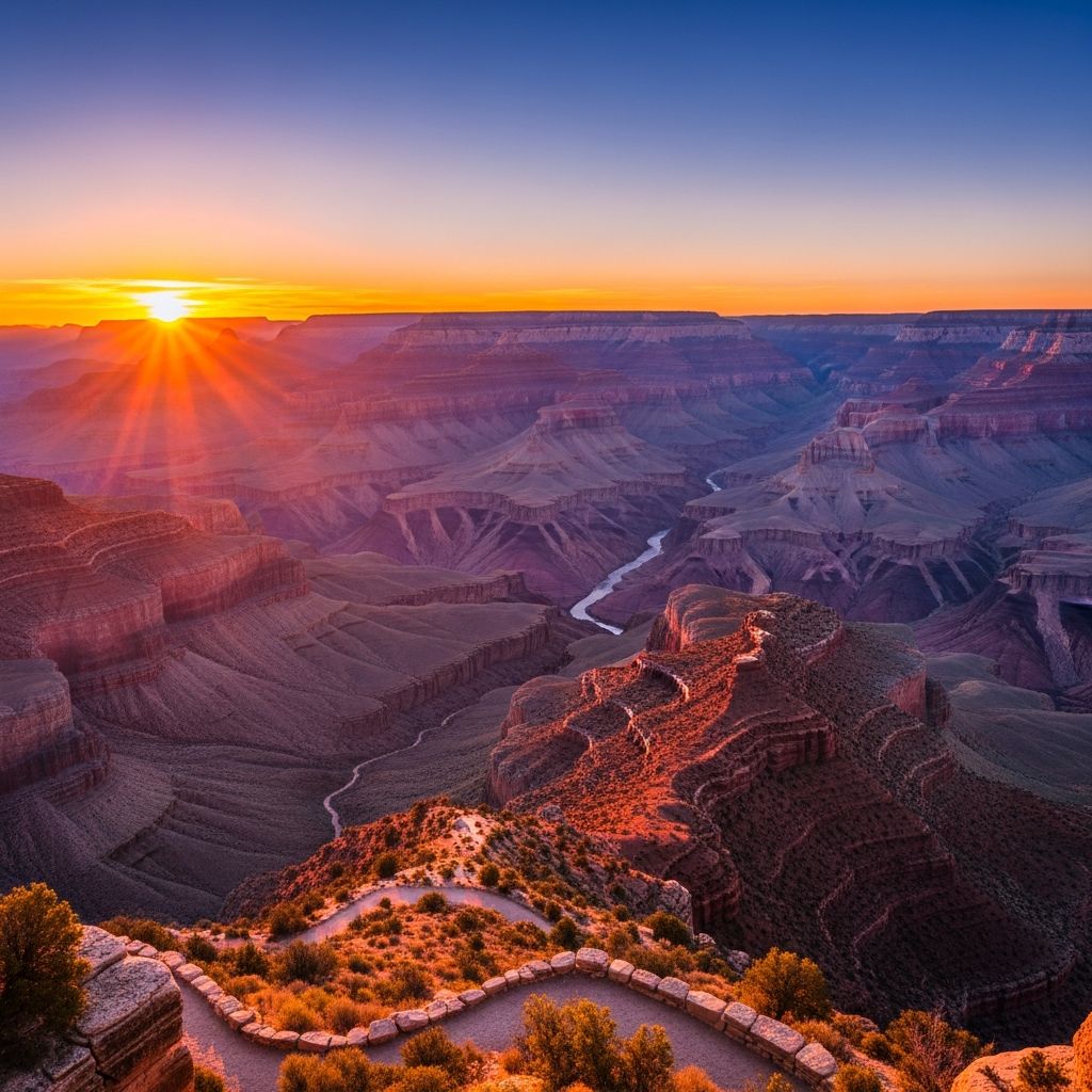 Prepare for your first Grand Canyon adventure with a complete guide to its rims, highlights, planning tips, and iconic experiences.