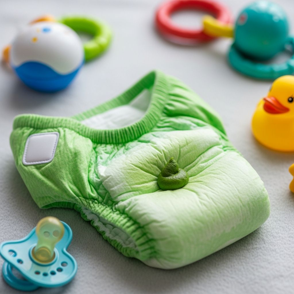 Understanding green baby poop: Causes, risks, when to seek help, and actionable tips for concerned parents and caregivers.