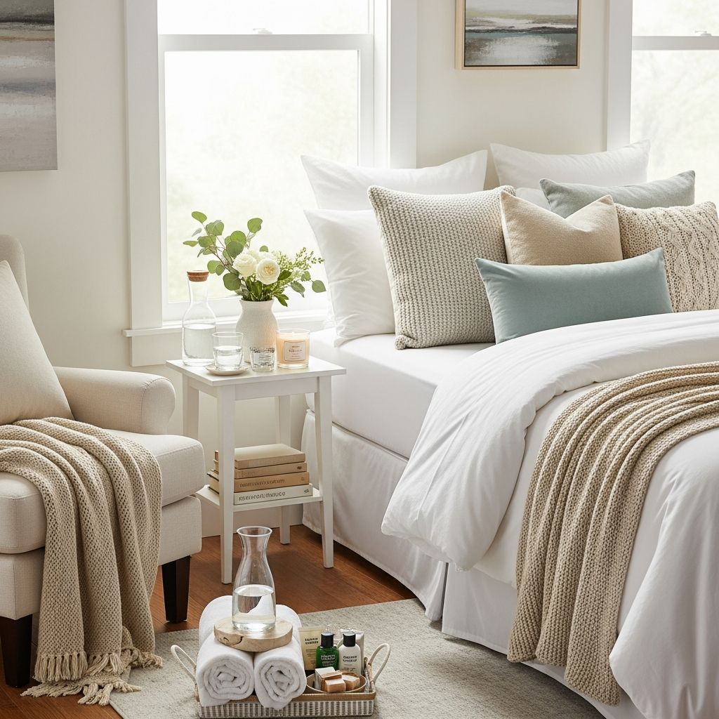Transform your guest room into a warm, inviting sanctuary with these thoughtfully curated essentials and tips for hospitality.