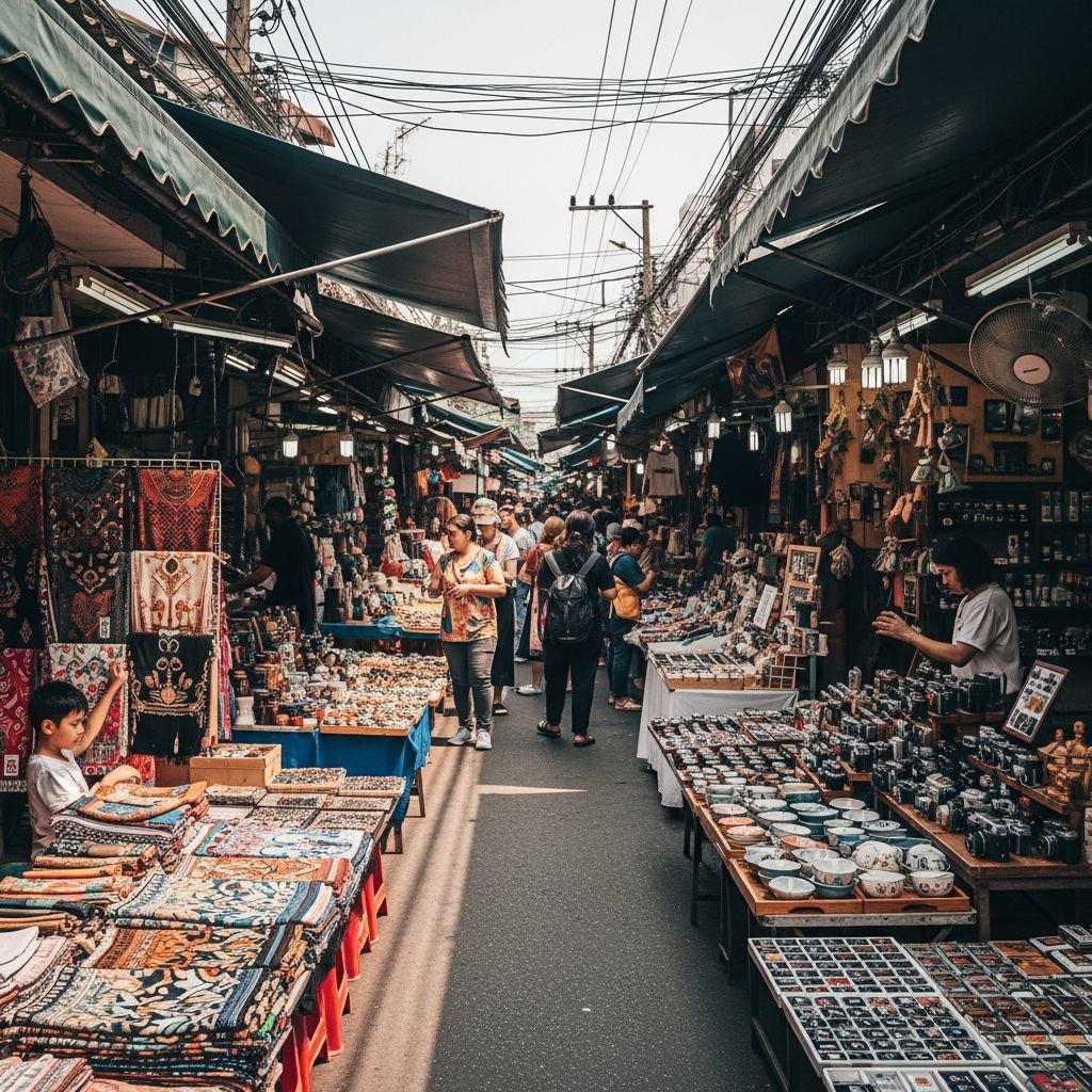 Navigate Bangkok’s Chatuchak Market for authentic finds, local eats, and unforgettable shopping experiences.