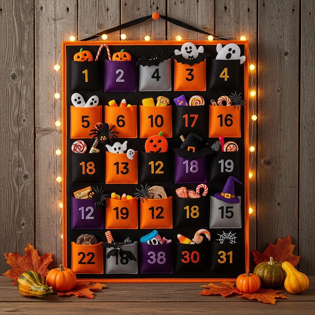 How to Make a Halloween Countdown Calendar: Felt Pocket DIY Guide Celebrate spooky season with a handmade felt countdown calendar, complete with pockets for treats, notes, or surprises.
