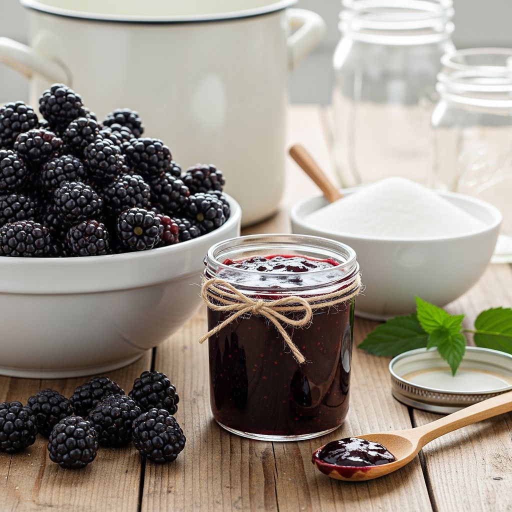 Master the art of making delicious blackberry jelly at home, from fruit selection to perfect preservation.