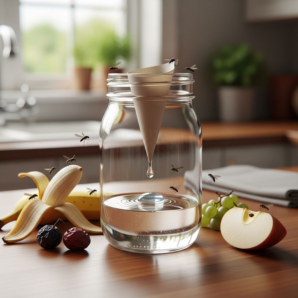 Effective Homemade Fruit Fly & Gnat Trap: Step-by-Step Guide Rid your kitchen of fruit flies and gnats with this proven, DIY trap that uses simple household ingredients—safe, affordable, and easy to make.