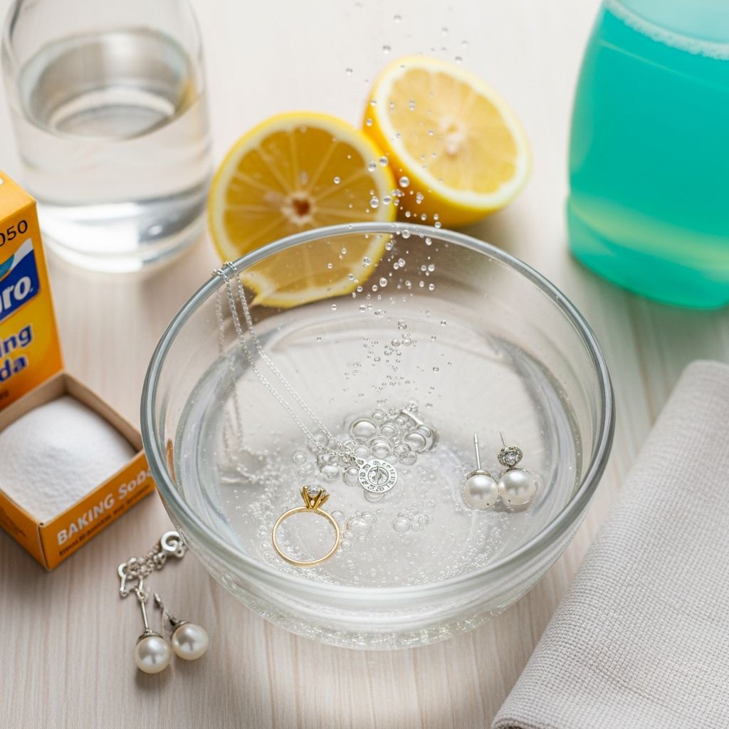 Homemade Jewelry Cleaner Recipe Learn to make an effective and affordable jewelry cleaner at home using simple ingredients.